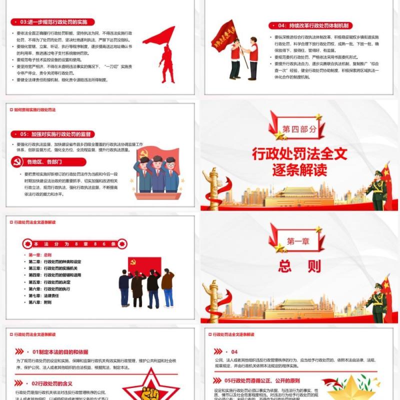 中华人民共和国行政处罚法解读PPT模板