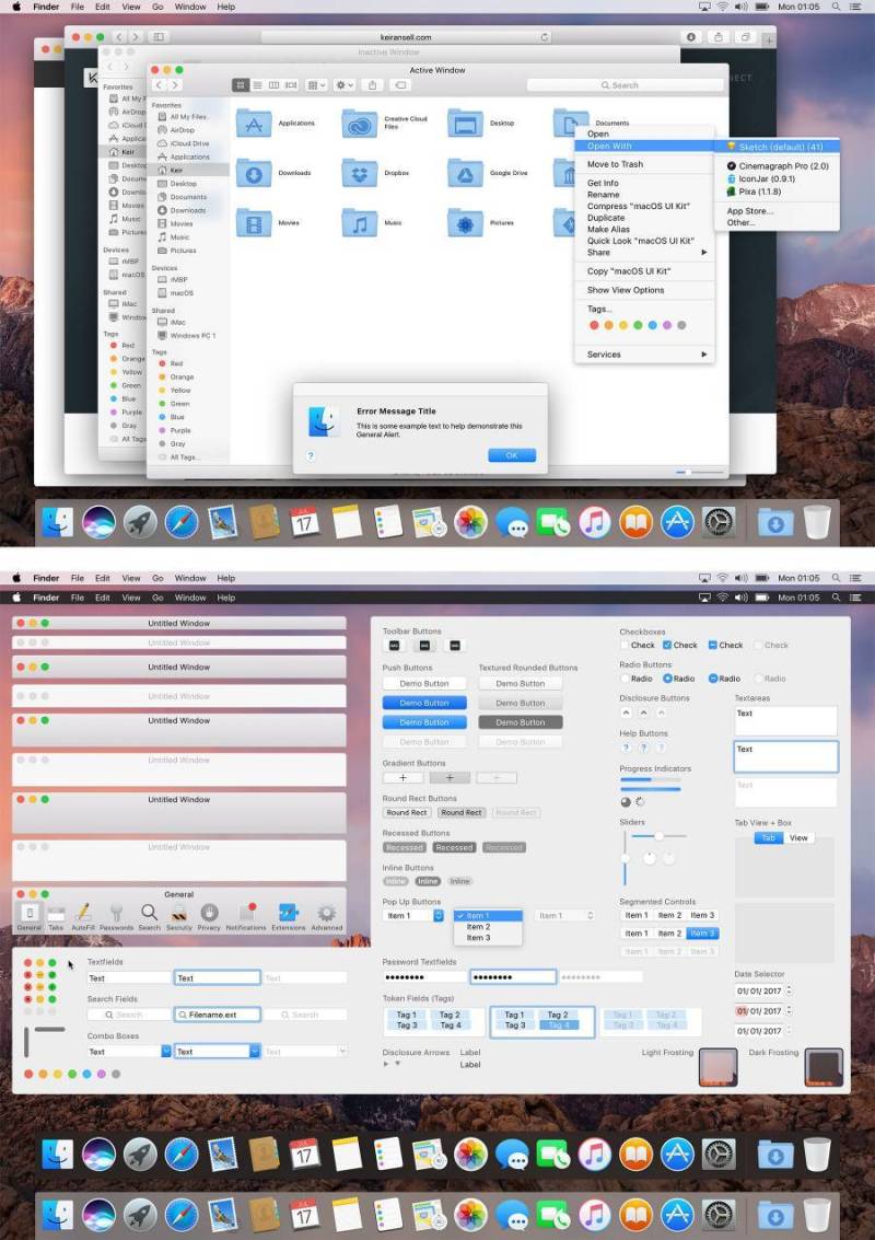 macOS 界面包