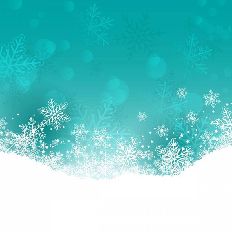 圣诞节背景与雪花和星星