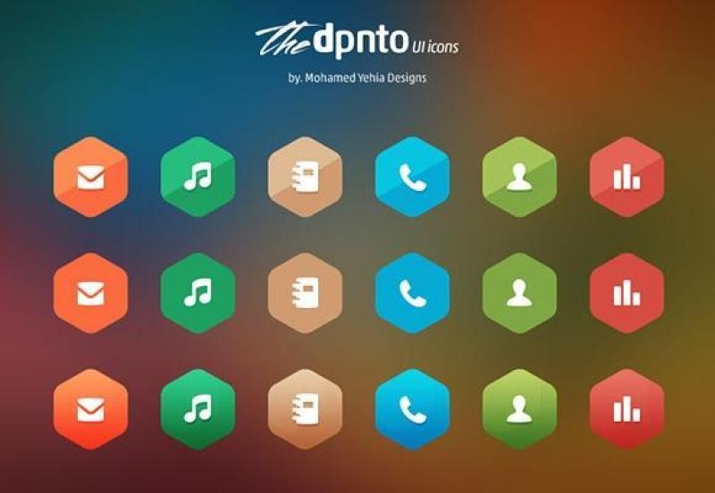 Dpnto UI icons PSD