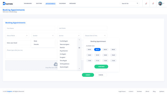 医生医疗医院网站管理后台仪表板用户UI界面工具包PSD模板Doqtors Medical Admin Dahboard UI Kit 医生医疗医院网站管理后台仪表板用户UI界面工具包PSD模板Doqtors Medical Admin Dahboard UI Kit