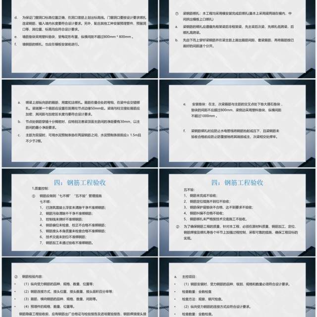钢筋工程质量控制重点培训PPT模板 钢筋工程质量控制重点培训PPT模板