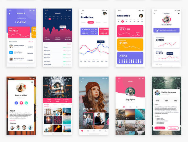 适用于Sketch,XD和Figma的移动UI工具包,Prisma UI工具包 适用于Sketch,XD和Figma的移动UI工具包,Prisma UI工具包