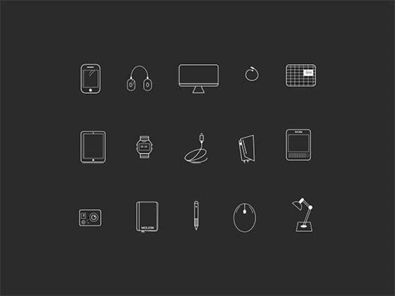 Digital Stuff Icon Set