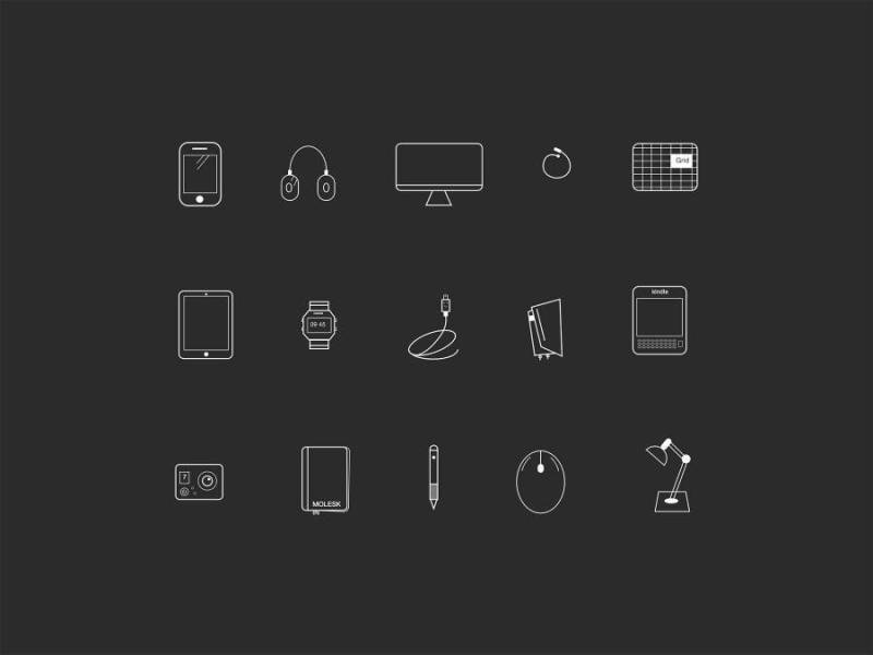 Digital Stuff Icon Set