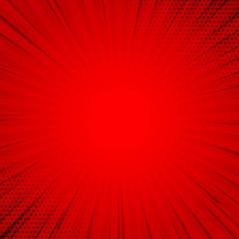 复古红色漫画背景半色调与光线