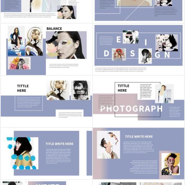 简约现代时尚作品展示PPT模板Minimal Modern Powerpoint 简约现代时尚作品展示PPT模板Minimal Modern Powerpoint