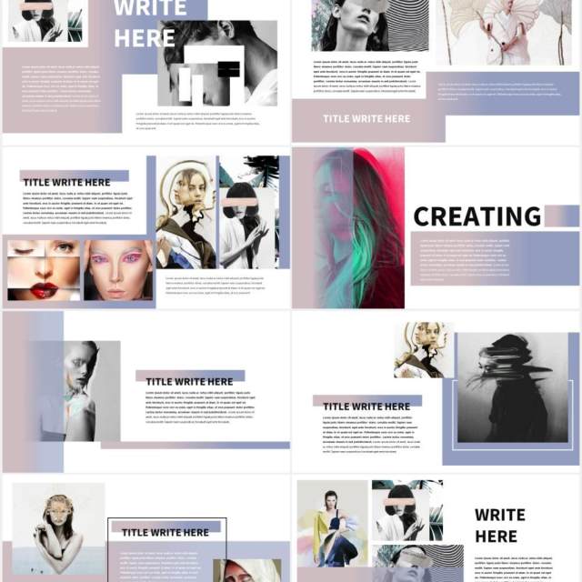 简约现代时尚作品展示PPT模板Minimal Modern Powerpoint 简约现代时尚作品展示PPT模板Minimal Modern Powerpoint