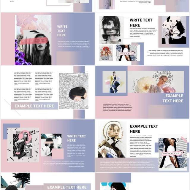 简约现代时尚作品展示PPT模板Minimal Modern Powerpoint 简约现代时尚作品展示PPT模板Minimal Modern Powerpoint