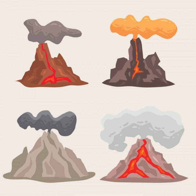 火山山矢量