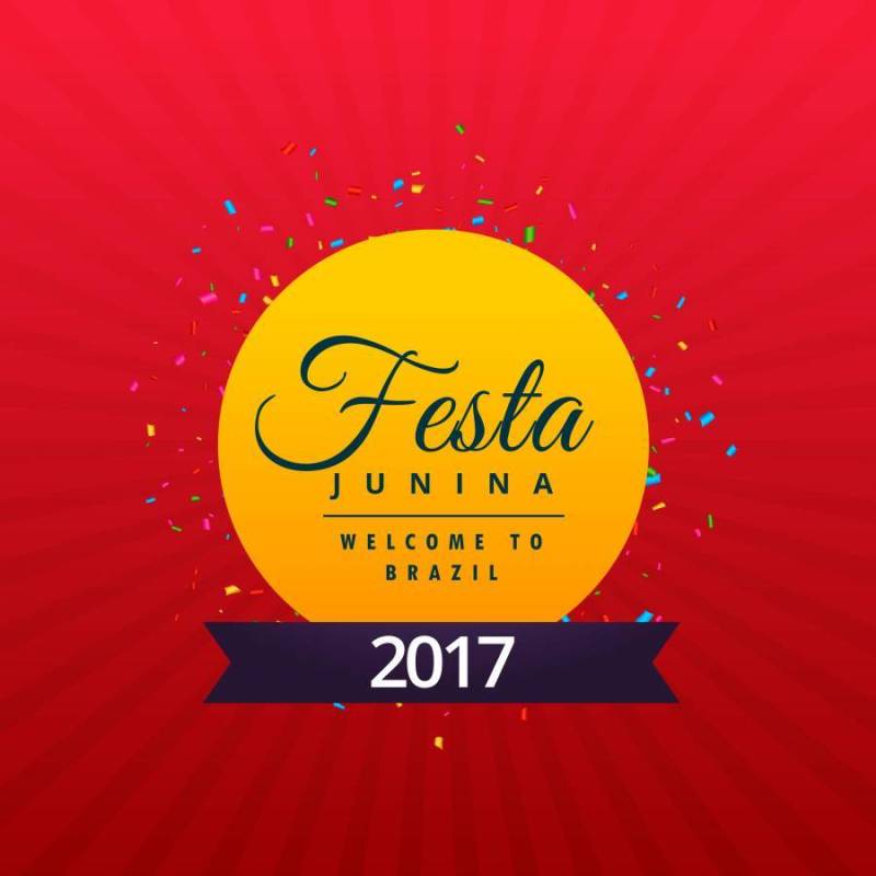 巴西festajunina假日背景设计