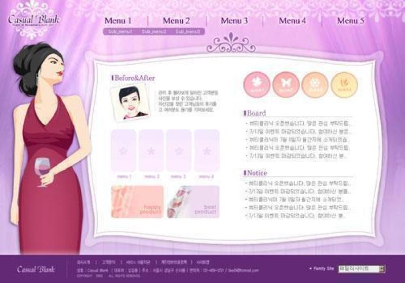 女性健康类韩国模板(02)