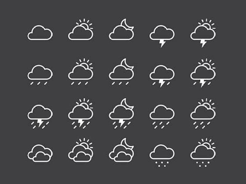 Simple Weather Icons