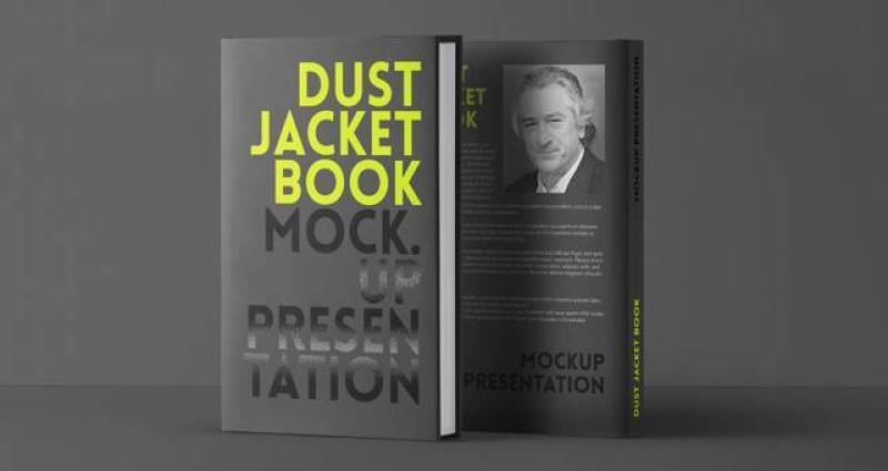 Psd Dust Jacket Book Mockup