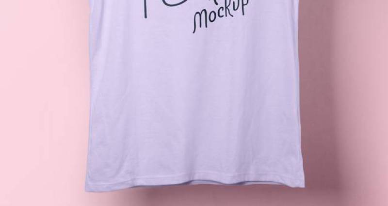 女士Psd T恤Mockup Vol1