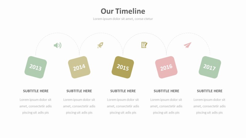 组织架构时间轴PPT信息可视化图表13