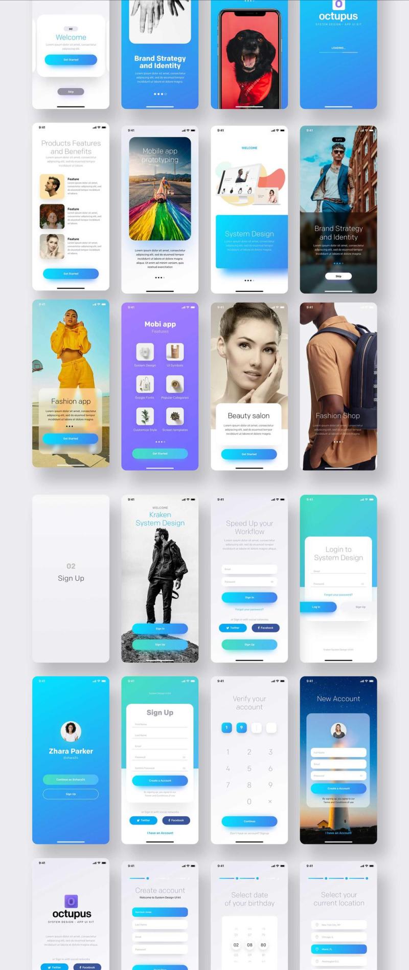 八达通 -  iOS应用UI套件，八达通 -  iOS应用UI工具包