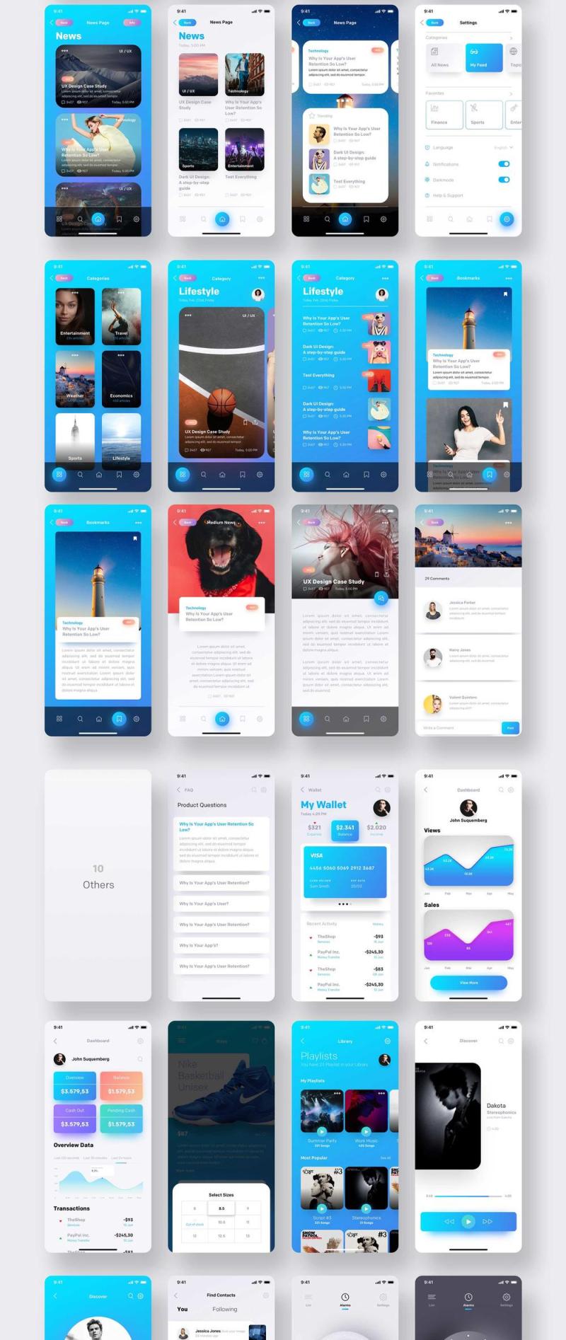 八达通 -  iOS应用UI套件，八达通 -  iOS应用UI工具包