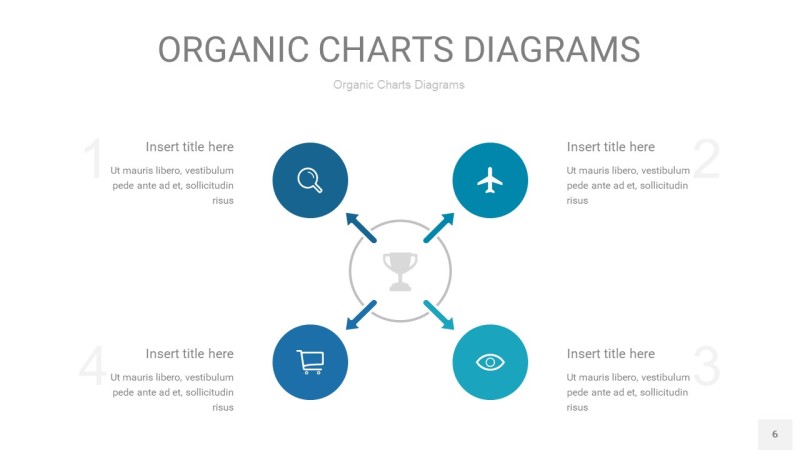 宝石色循环PPT图表6