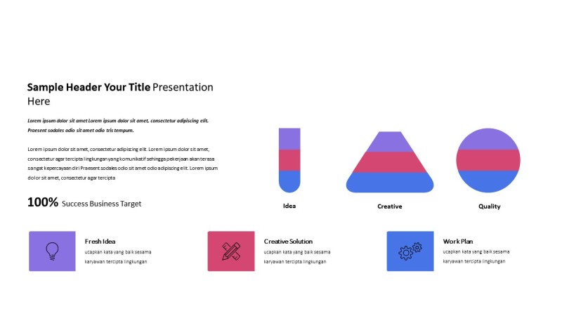 红蓝并列关系PPT图表-28