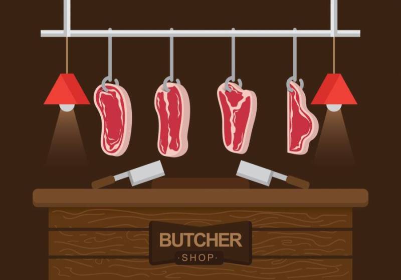 屠杀小牛肉传染媒介例证