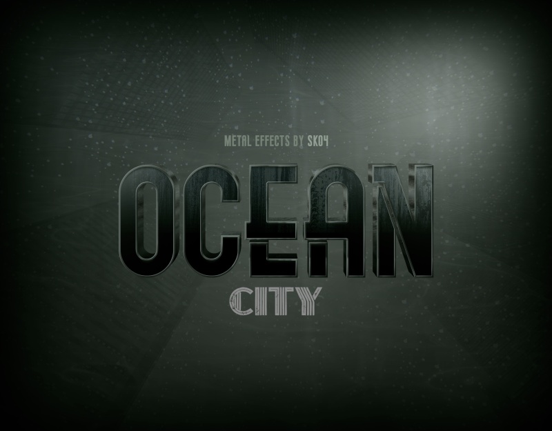 疯狂金属文字效果艺术字体效果样式PSD素材