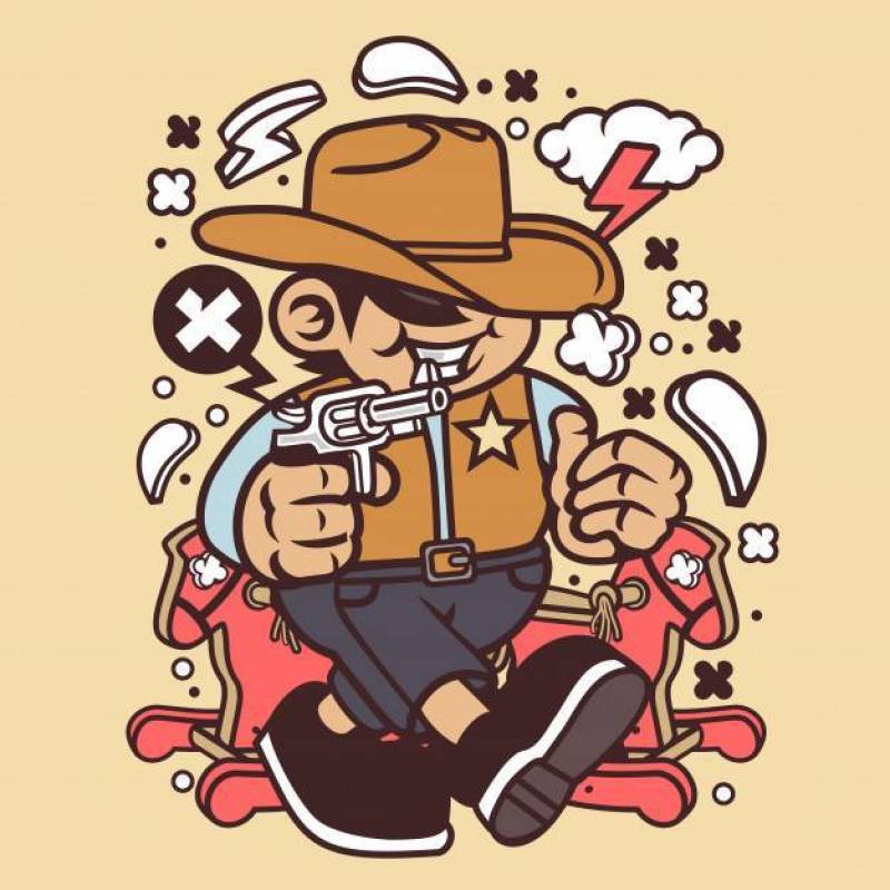 Cowboy Kid Cartoon