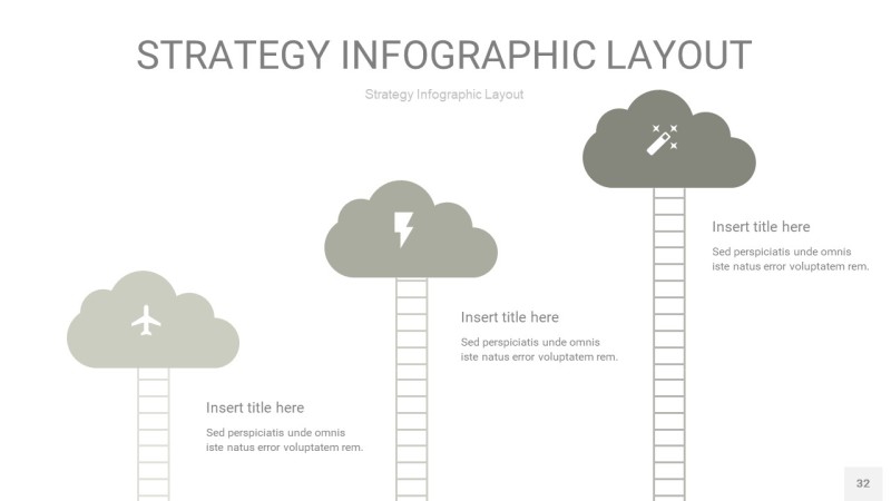 灰色战略计划统筹PPT信息图32