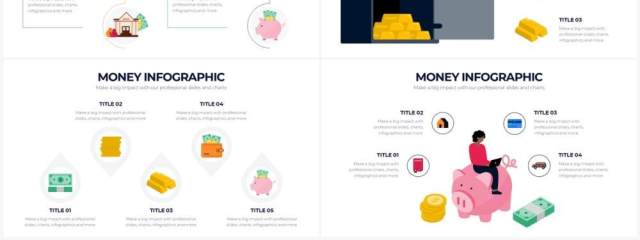 创意人物插画银行金融信息服务PPT图形素材Money Powerpoint Infographics 创意人物插画银行金融信息服务PPT图形素材Money Powerpoint Infographics
