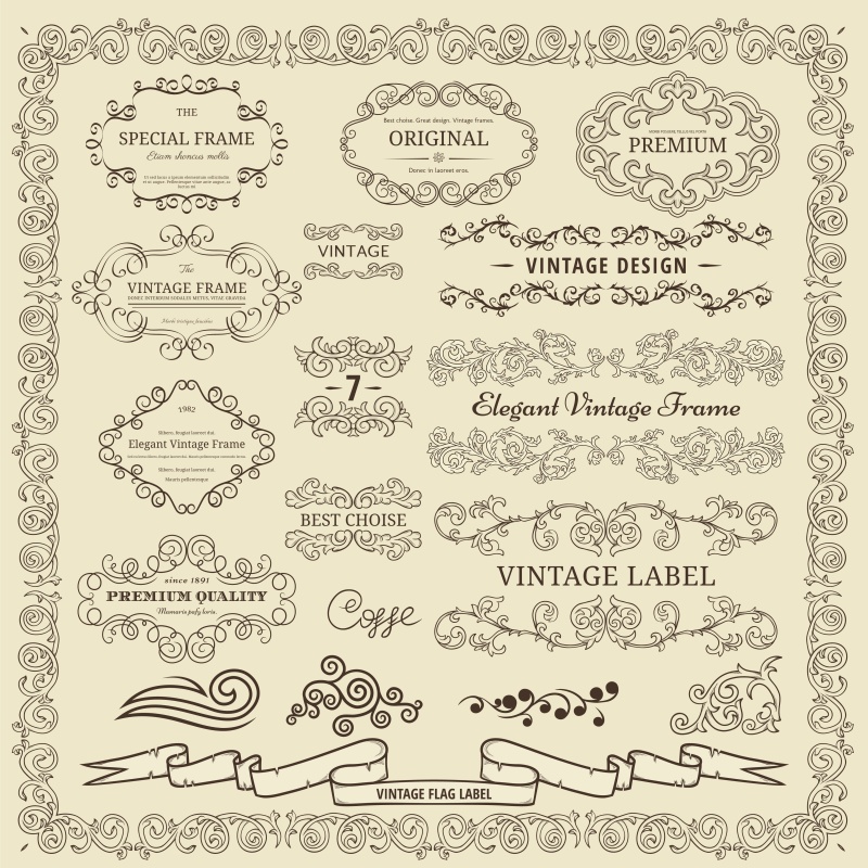 书画装饰设计元素4614