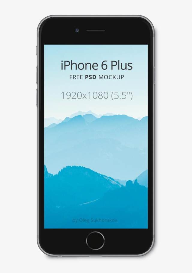 iPhone 6 plus模板及线框图