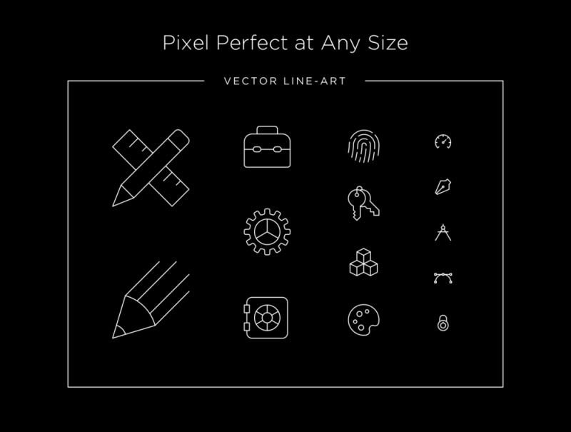 96个图标非常适合实用程序，首选项，安全性等！，工具和设置图标