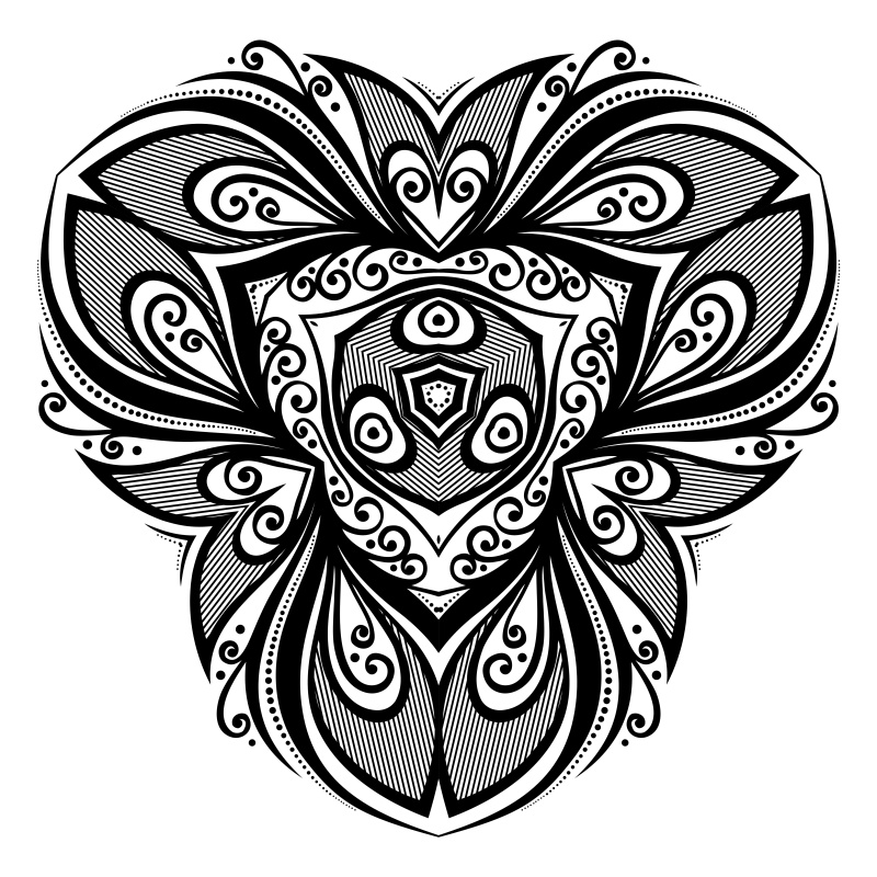 圆形和星形装饰图案22