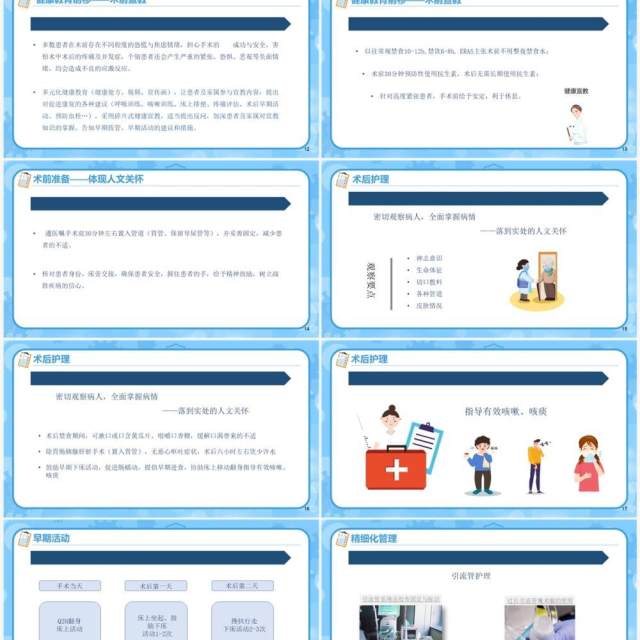 普外科围手术期人文关怀PPT模板 普外科围手术期人文关怀PPT模板