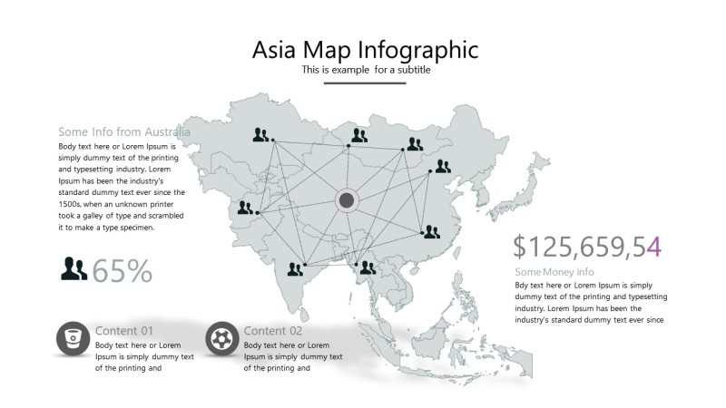 灰色雷达图PPT图表-30