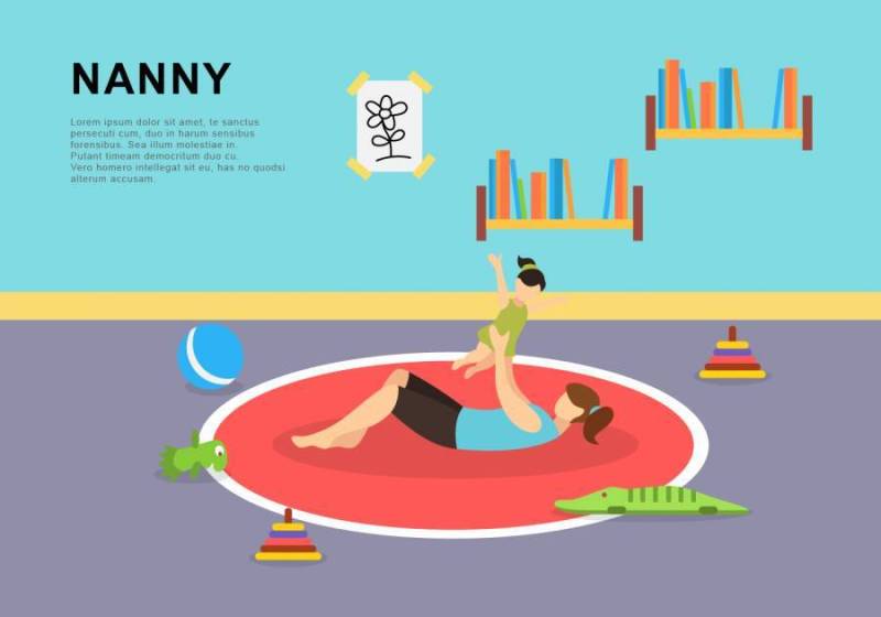 有一个孩子的保姆