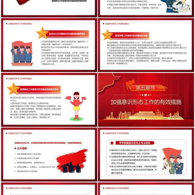 坚定不移做好新时代意识形态工作专题党课PPT模板 坚定不移做好新时代意识形态工作专题党课PPT模板