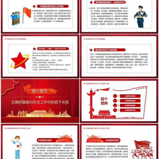 坚定不移做好新时代意识形态工作专题党课PPT模板 坚定不移做好新时代意识形态工作专题党课PPT模板