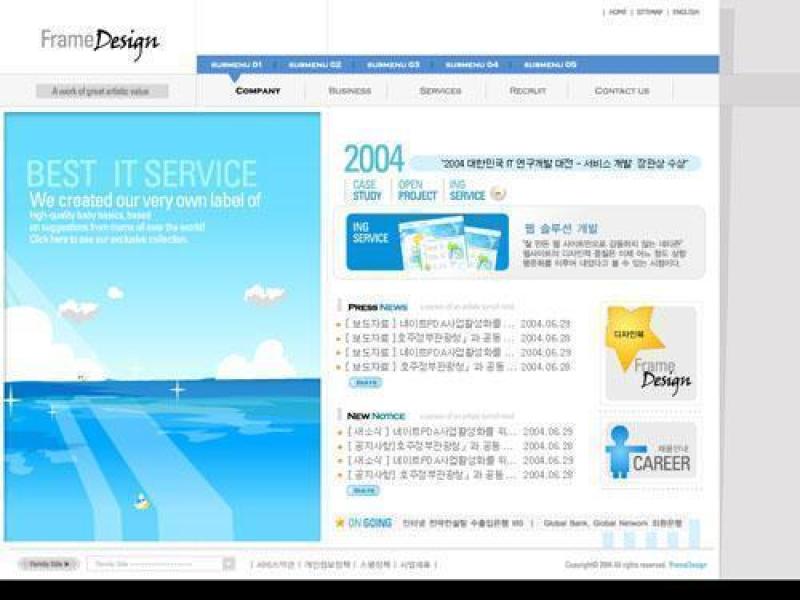 企业网站模板PSD分层(616)