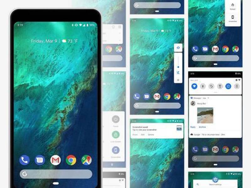 Android Pie 界面包