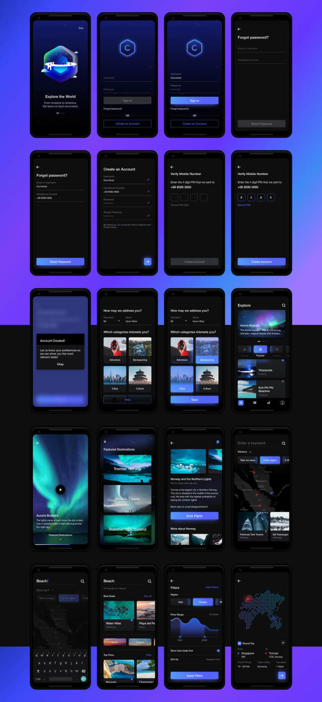 适用于Sketch的旅行和飞行Android UI工具包。,Cosmos UI工具包 适用于Sketch的旅行和飞行Android UI工具包。,Cosmos UI工具包