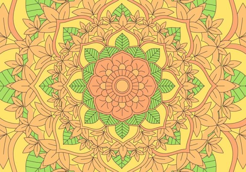 万花筒图案背景图