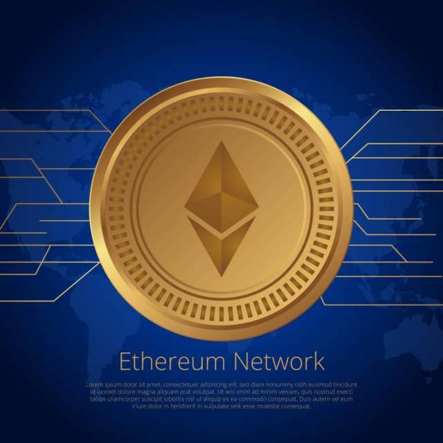 以太坊网络概念向量