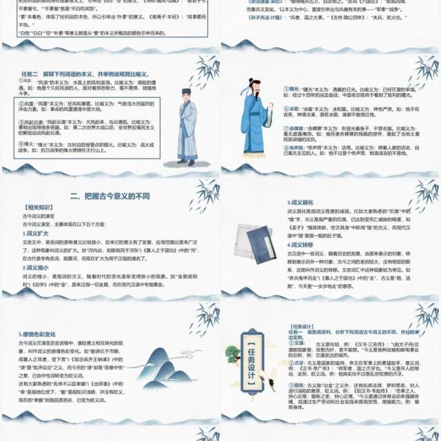 部编版高中语文必修一把握古今词义的联系与区别课件PPT模板 部编版高中语文必修一把握古今词义的联系与区别课件PPT模板