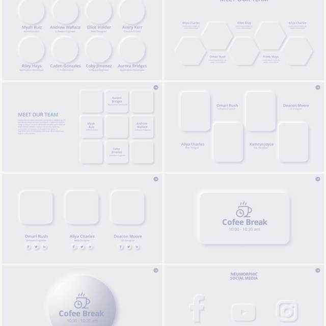 浅色图片版式排版设计PPT模板素材无图片Photo 浅色图片版式排版设计PPT模板素材无图片Photo
