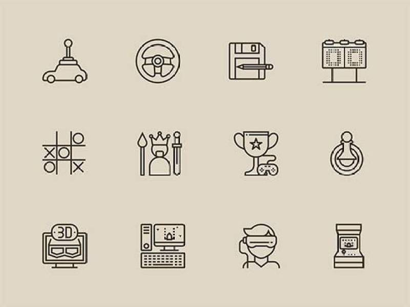 30 视频游戏图标