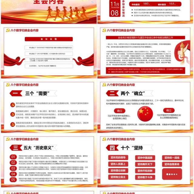 百年奋斗重大成就和历史经验通用PPT模板 百年奋斗重大成就和历史经验通用PPT模板