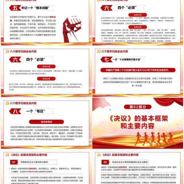 百年奋斗重大成就和历史经验通用PPT模板 百年奋斗重大成就和历史经验通用PPT模板