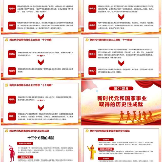 百年奋斗重大成就和历史经验通用PPT模板 百年奋斗重大成就和历史经验通用PPT模板