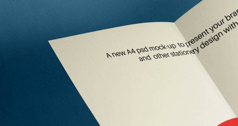 Psd A4 Paper Mock-Up Vol5